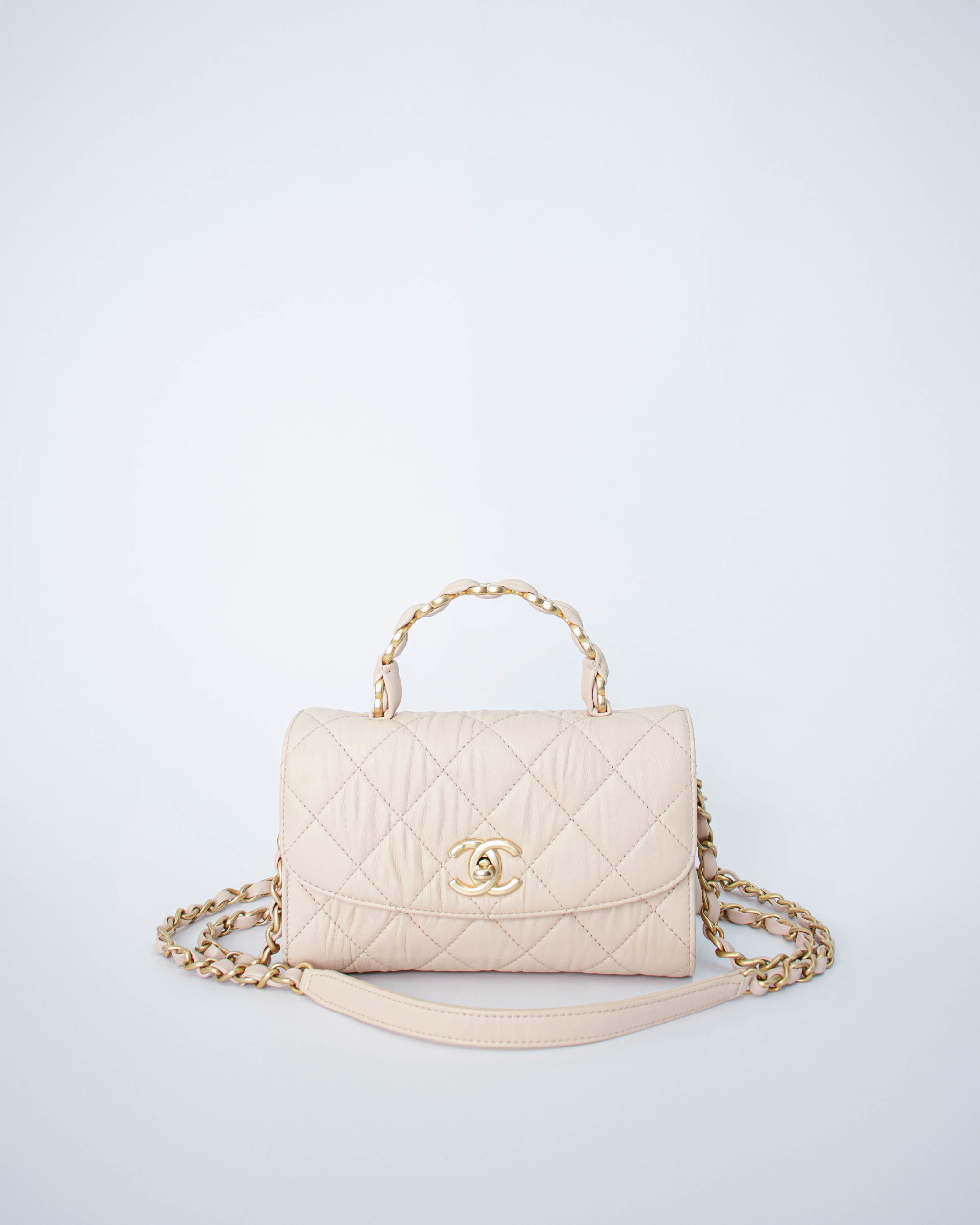 Chanel Small Gabrielle Leather Crossbody Bag - Boyico